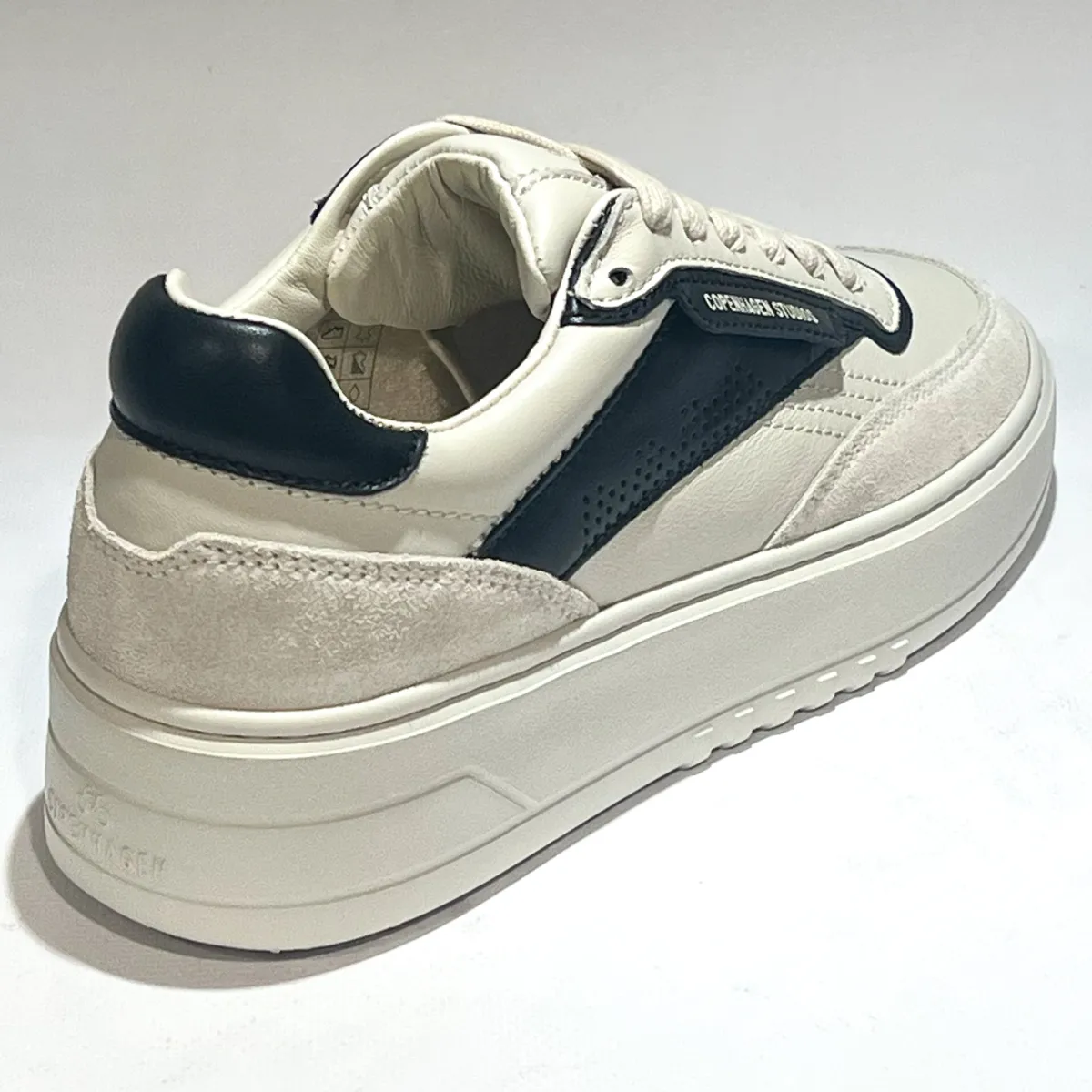 CPH89 leather mix cream/black 2 Copenhagen Studios Copenhagen Studios CPH89 leather mix cream/black