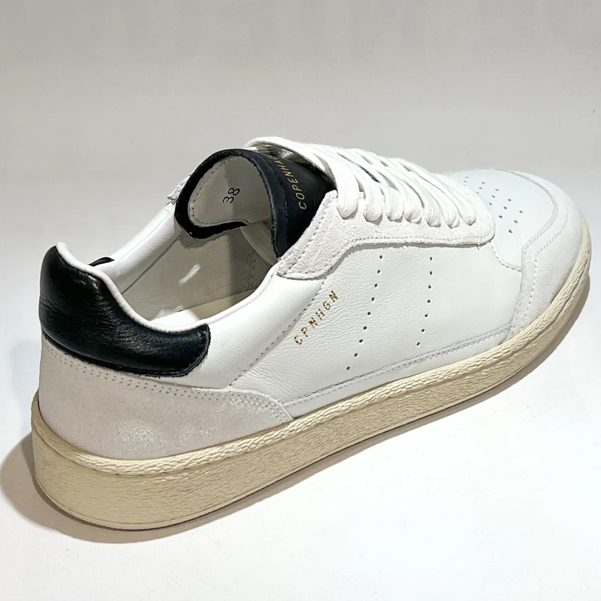 CPH255 leather mix white/black 2 Copenhagen Studios Copenhagen Studios CPH255 leather mix white/black