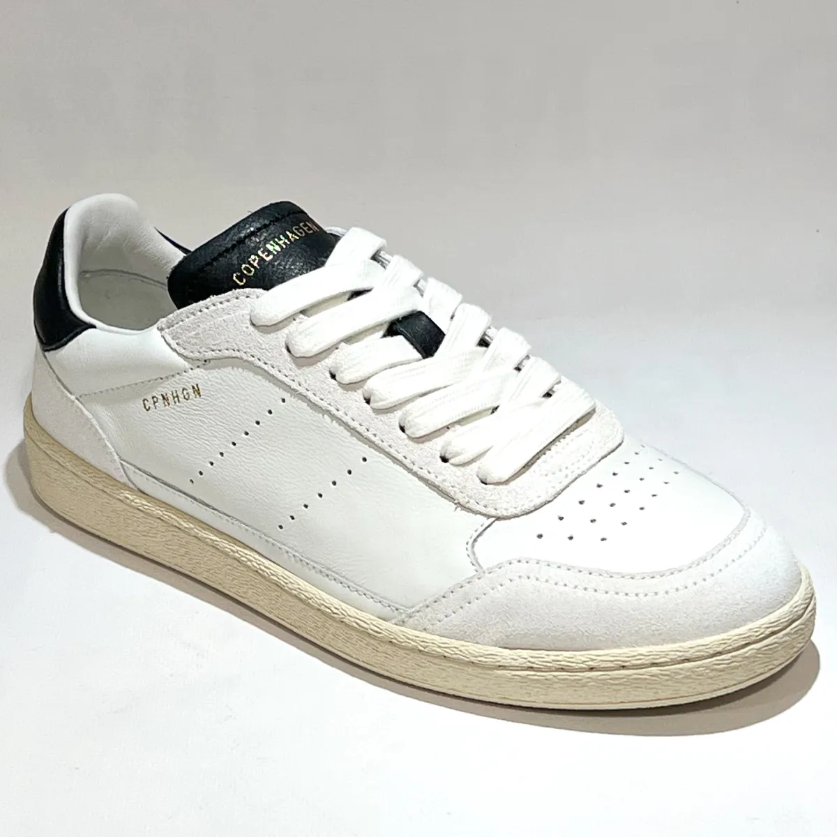 CPH255 leather mix white/black 1 Copenhagen Studios Copenhagen Studios CPH255 leather mix white/black