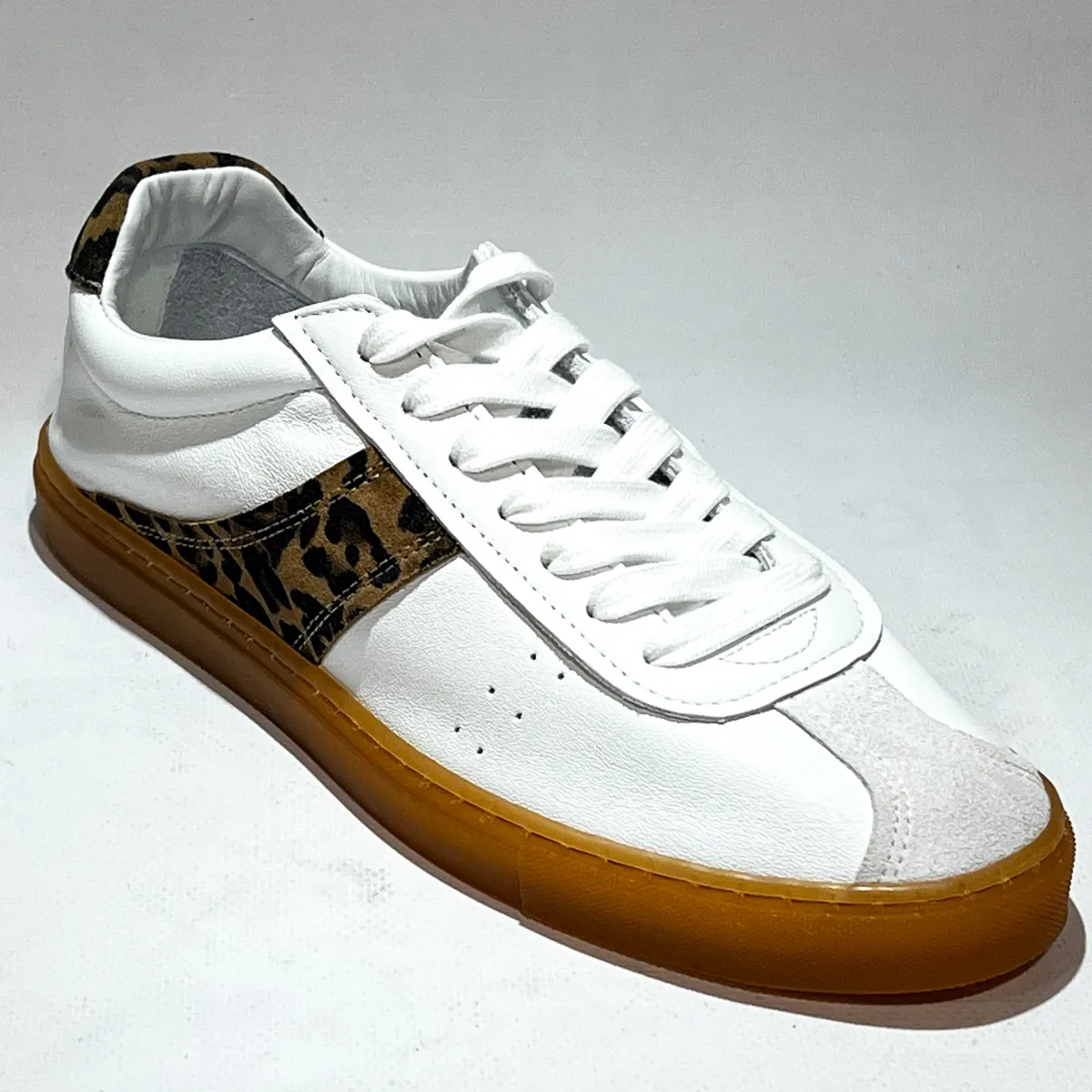 CPH98 leather mix white/leo 1 Copenhagen Studios Copenhagen Studios CPH98 leather mix white/leo