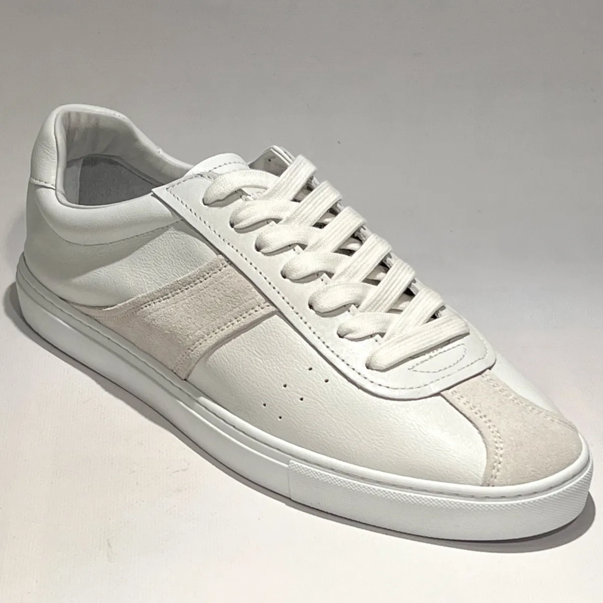 CPH98M leather mix white 1 Copenhagen Studios Copenhagen Studios CPH98M leather mix white