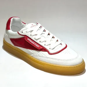 Copenhagen Studios Copenhagen Studios CPH90 leather mixwhite/red