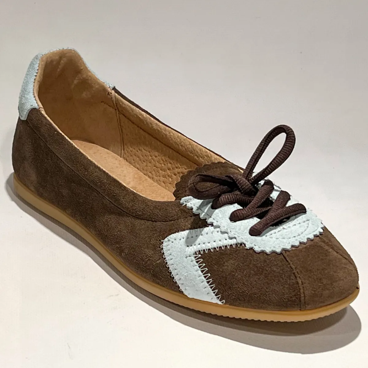 TEMPLE Brown Lt Blue 1 DWRS Label TEMPLE Brown Lt Blue