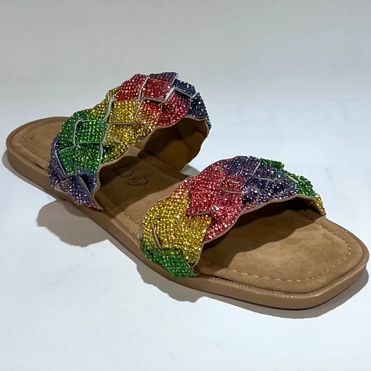 LA33755 rainbow rhinestones 1 LAZAMANI LAZAMANI LA33755 rainbow rhinestones