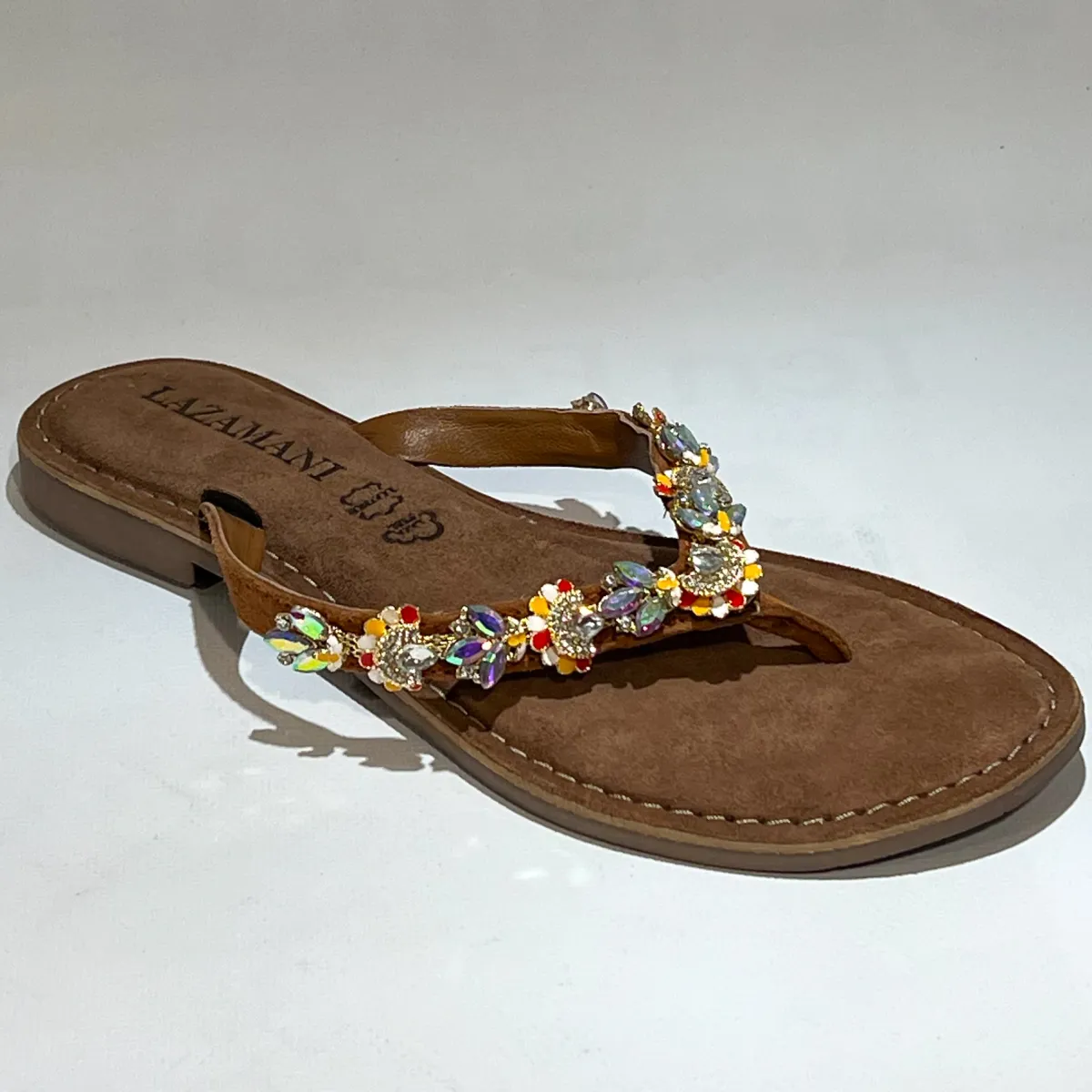 LA75877 TAN multi stones 1 LAZAMANI LAZAMANI LA75877 TAN multi stones