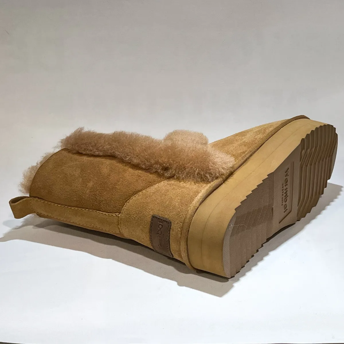 KNG376126 Kangaroo Camel suede 3 Warmbat Warmbat KNG376126 Kangaroo Camel suede